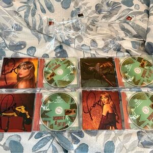 The Life of a Showgirl Signed CD - Set of 4